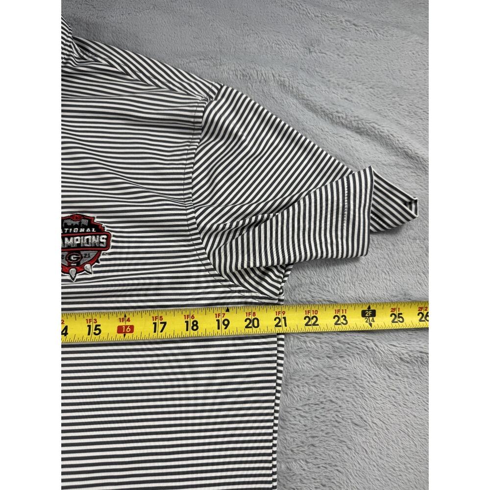 Peter Millar Mens Small Summer Comfort Polo Shirt UGA National Championship - Picture 6 of 8